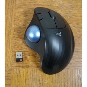 Logitech Logi Ergo M575 Trackball Ergonomic Mouse - Black - USB Dongle Included